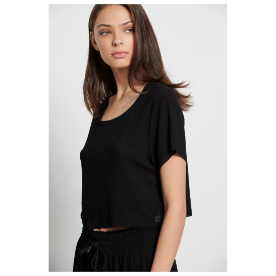 Bodytalk Γυναικεία κοντομάνικη μπλούζα Cropped